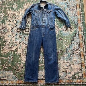 Retro 2-tone Ralph Denim coveralls
